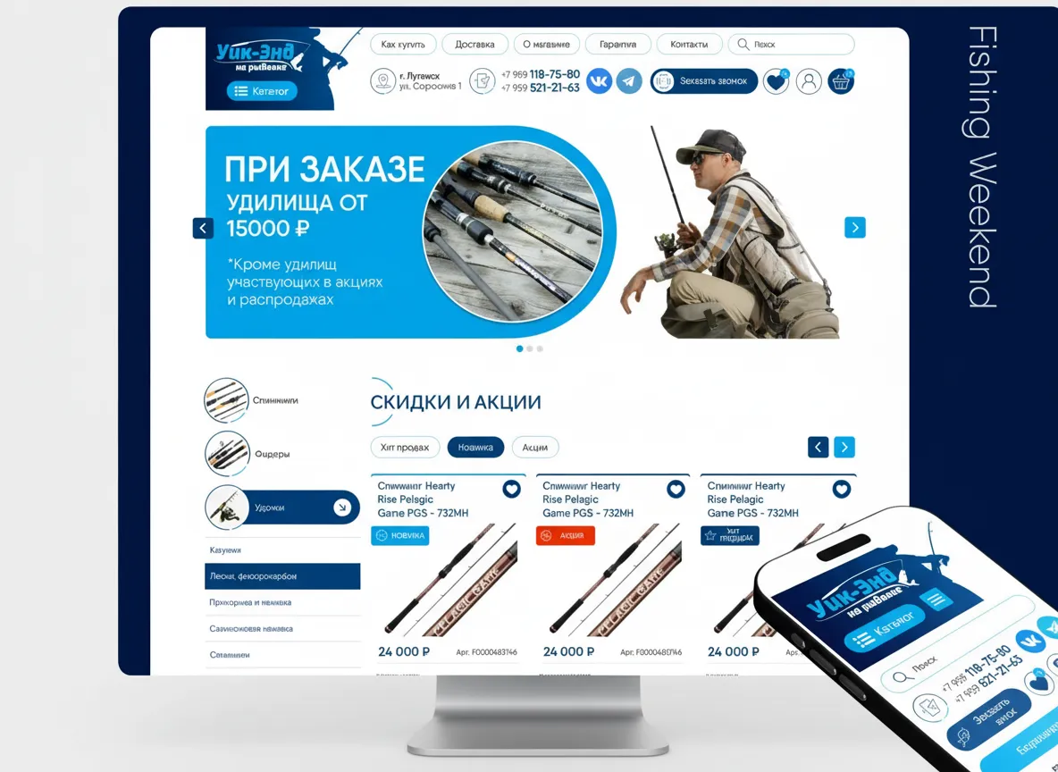 Fishing Weekend - интернет-магазин рыболовных товаров